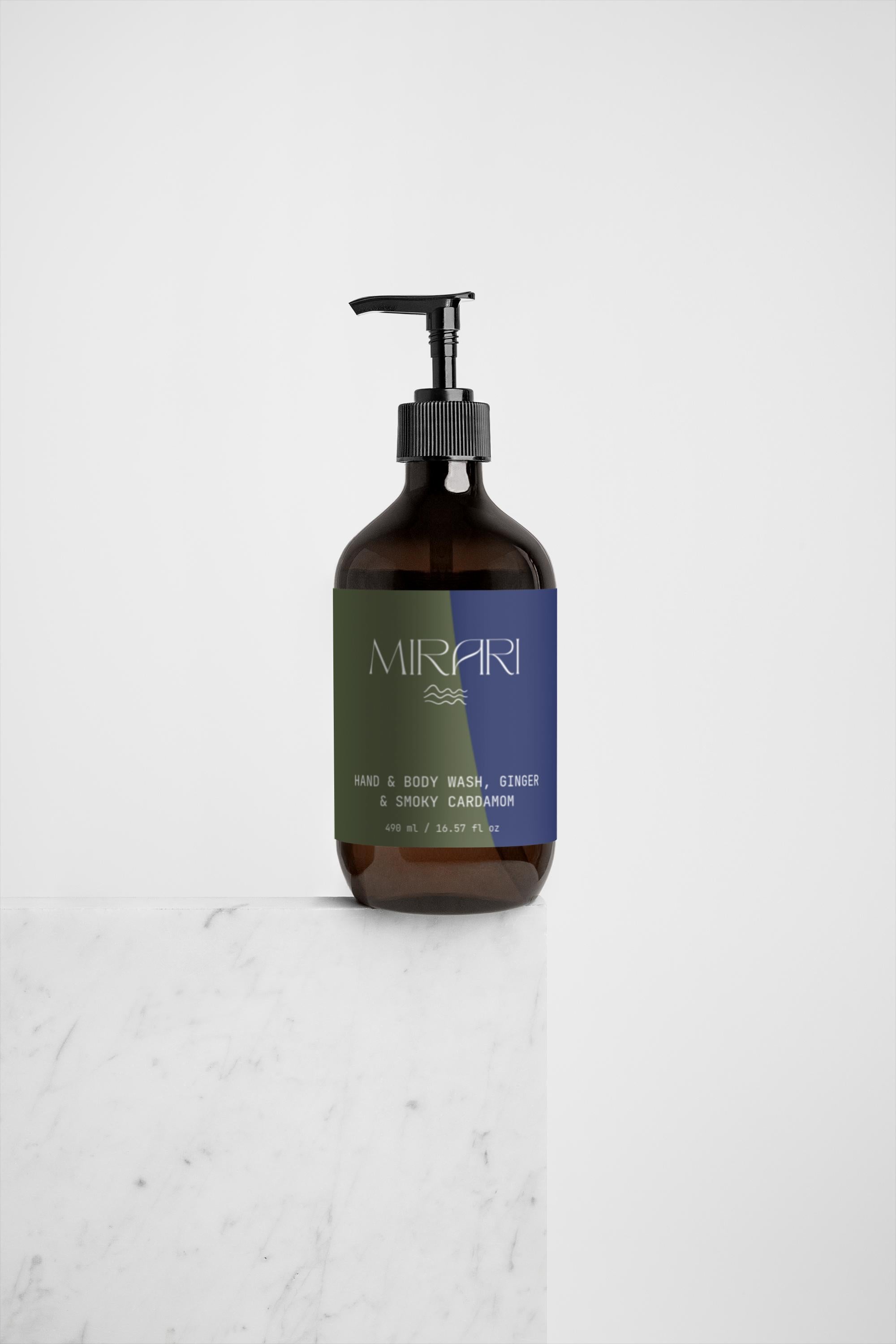 Hand & Body Wash, Ginger & Smoky Cardamom