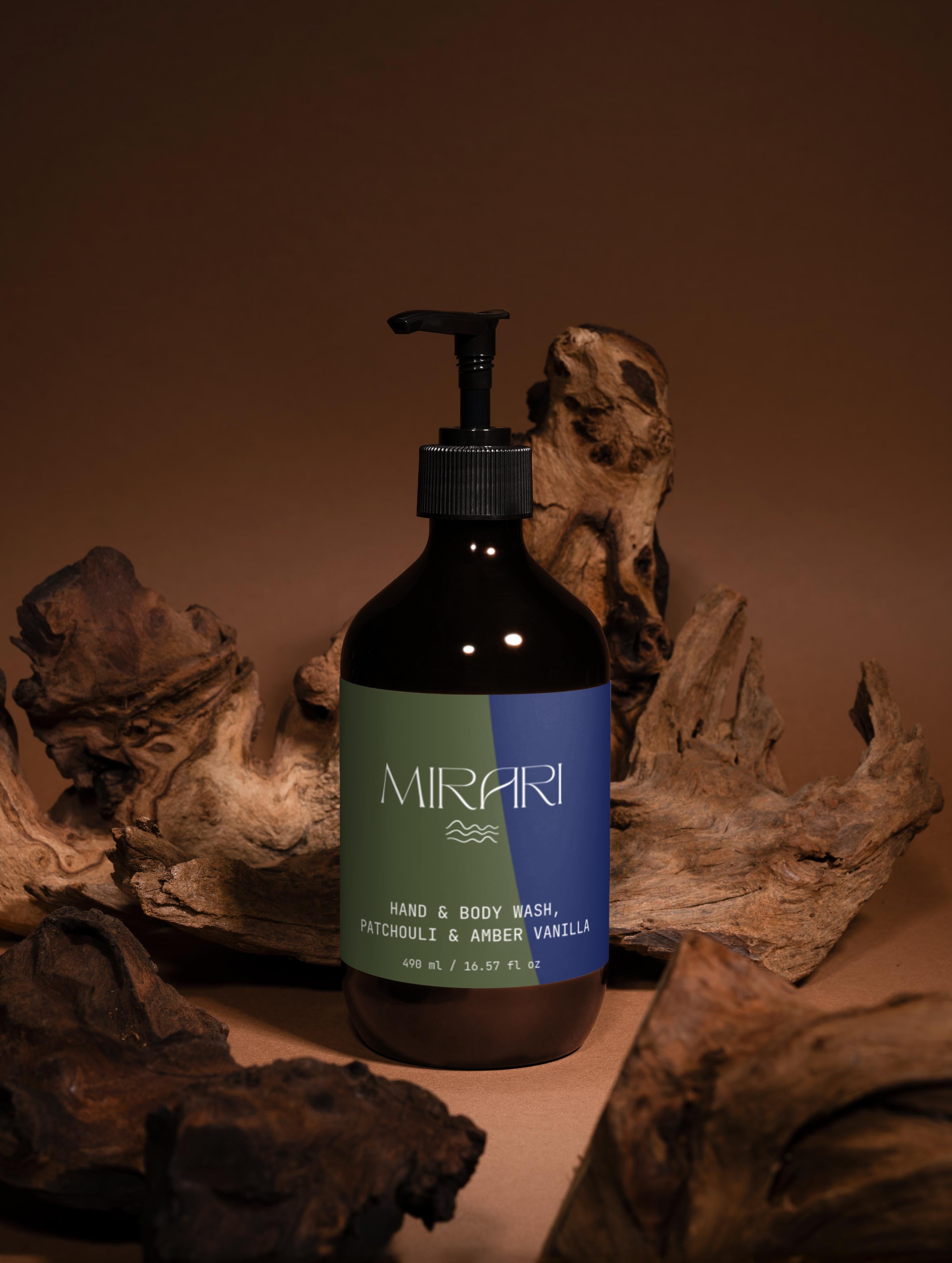 Hand & Body Wash, Patchouli & Amber Vanilla