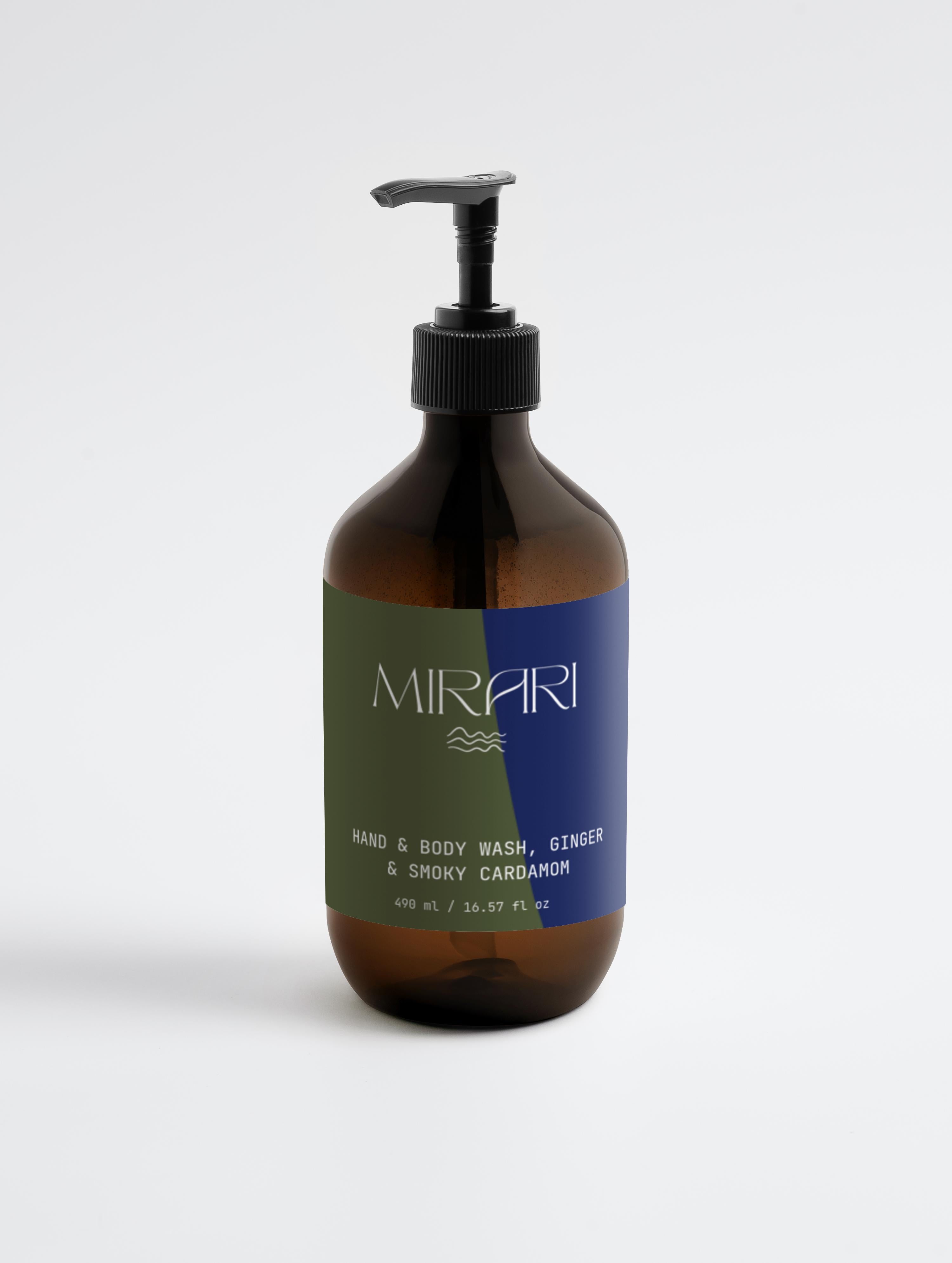 Hand & Body Wash, Ginger & Smoky Cardamom